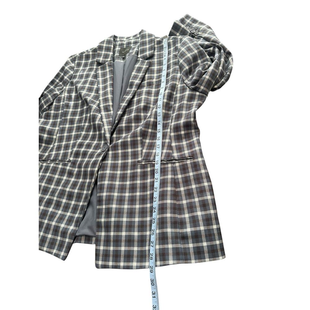 The Limited Plus Blue White‎ Black Office Career Work Business Blazer Size 16W - Picture 12 of 12